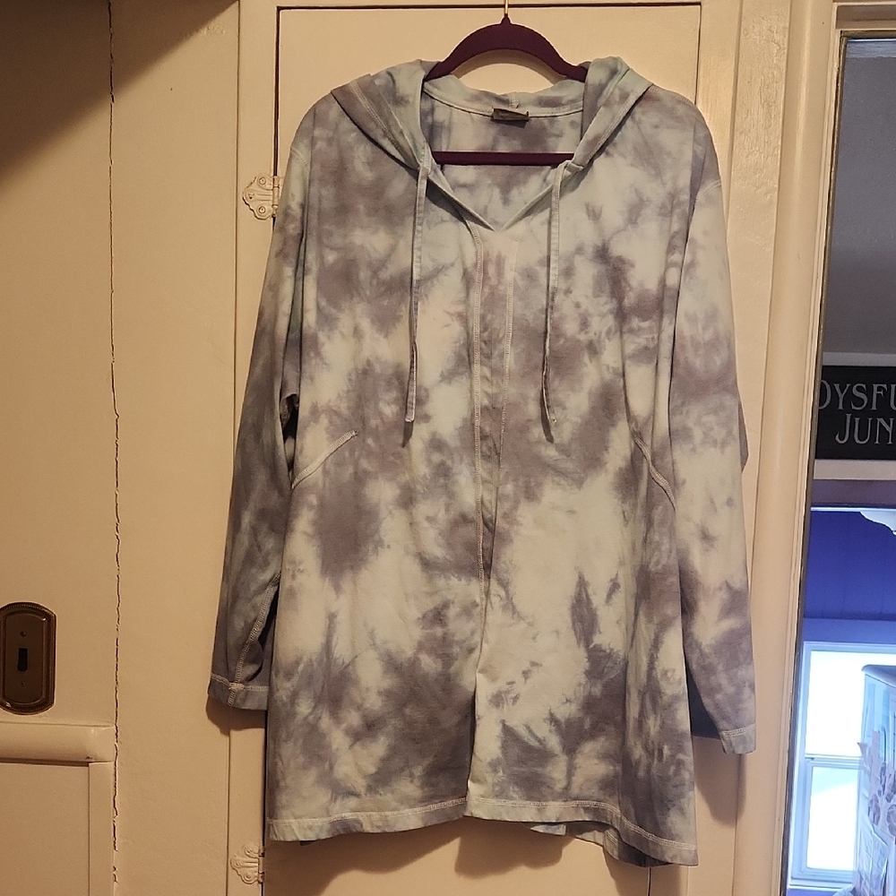 🔥Venezia EUC Hoodie in Baby Blue and Purple - Picture 1 of 4
